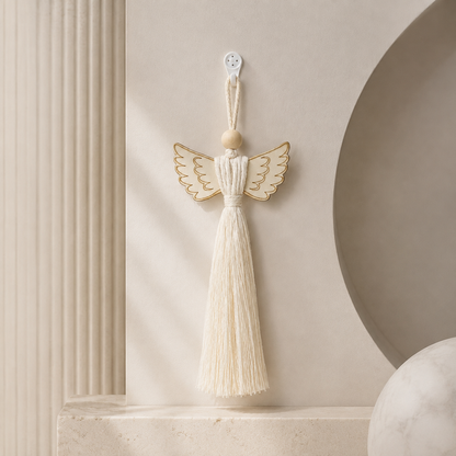 Heart-Shaped Woven Wall Hanging