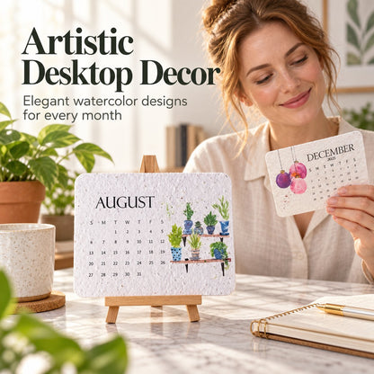 ✨✨Early Holiday Sale 45% OFF🌱Eco-Friendly Plantable “Timeless” Seed Calendar 2027