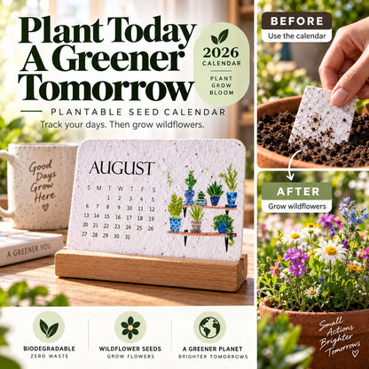 ✨✨Early Holiday Sale 45% OFF🌱Eco-Friendly Plantable “Timeless” Seed Calendar 2027