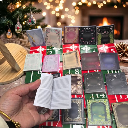 🔥 566 Already Sold! 📚 2026 Mini Book Ornament Advent Calendar | Buy 2, FREE UK Delivery✈️