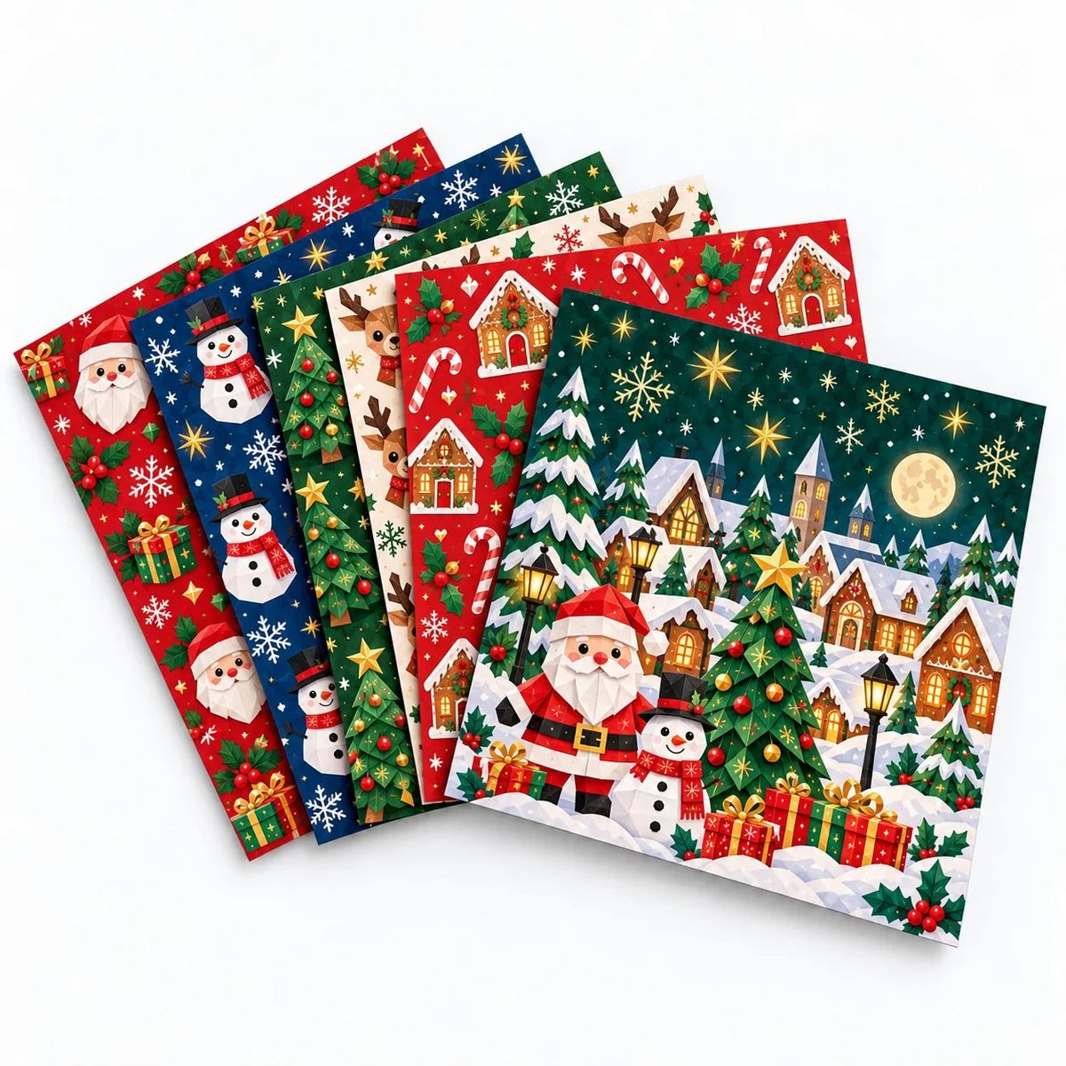 🧘Relaxing & Beginner-Friendly- 3D DIY Paper Christmas(💕Step-by-Step Guide Included)