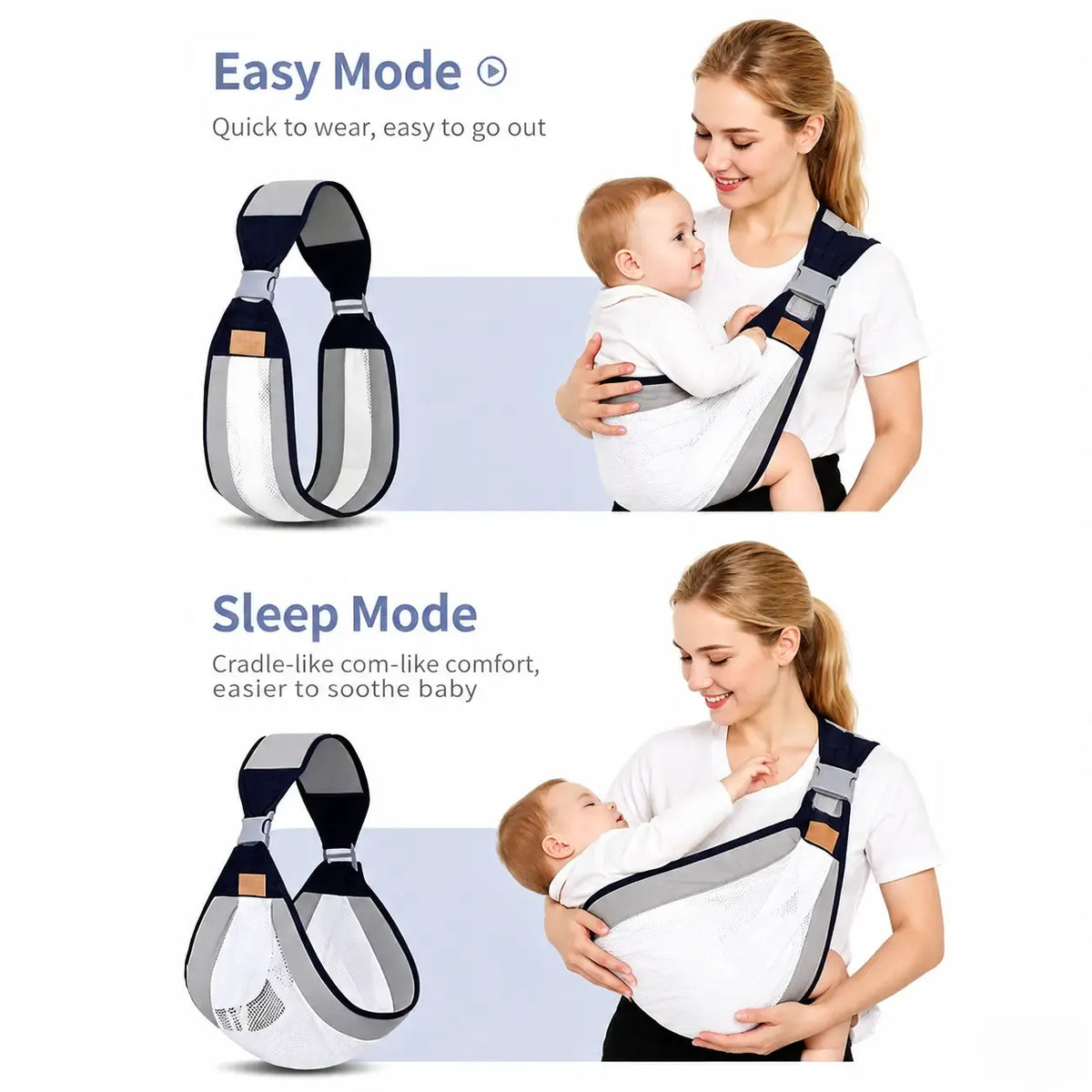 Dropaurase® Baby Carrier – Carry Baby Close, Keep Your Hands Free