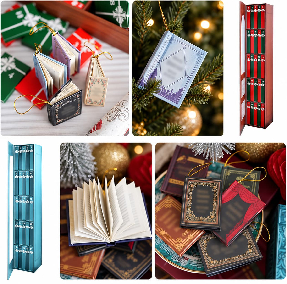 🔥 566 Already Sold! 📚 2026 Mini Book Ornament Advent Calendar | Buy 2, FREE UK Delivery✈️