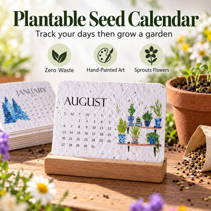 ✨✨Early Holiday Sale 45% OFF🌱Eco-Friendly Plantable “Timeless” Seed Calendar 2027