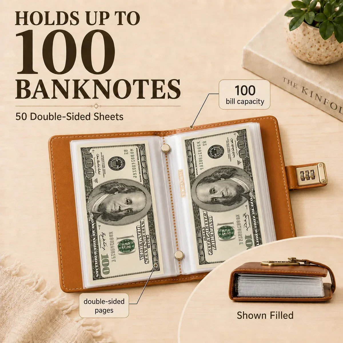 Dropaurase™ Locking Banknote Collection Booklet