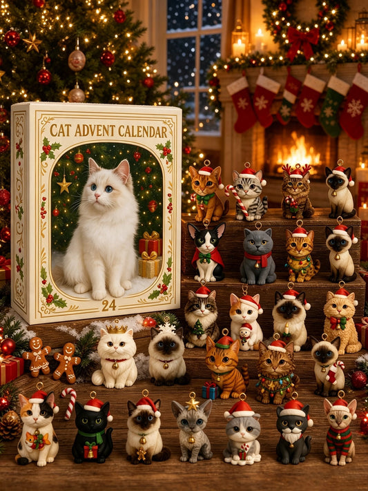 2026 Cat Advent Calendar – 24 Festive Cat Figures for the Christmas Countdown
