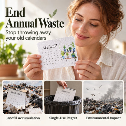 ✨✨Early Holiday Sale 45% OFF🌱Eco-Friendly Plantable “Timeless” Seed Calendar 2027