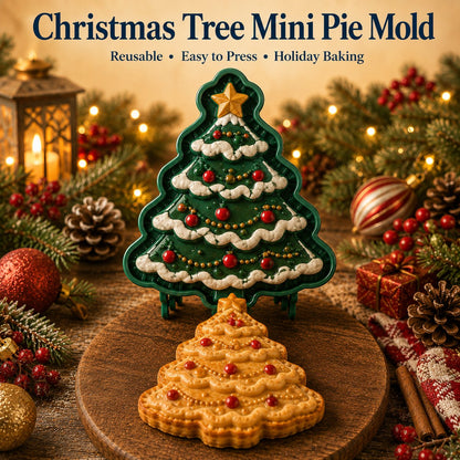🎁 BUY 1 GET 1 FREE — 16-Design Christmas Mini Pie Mold Set 🎄 Make Santa, Snowman & Reindeer Pies in Minutes ✨