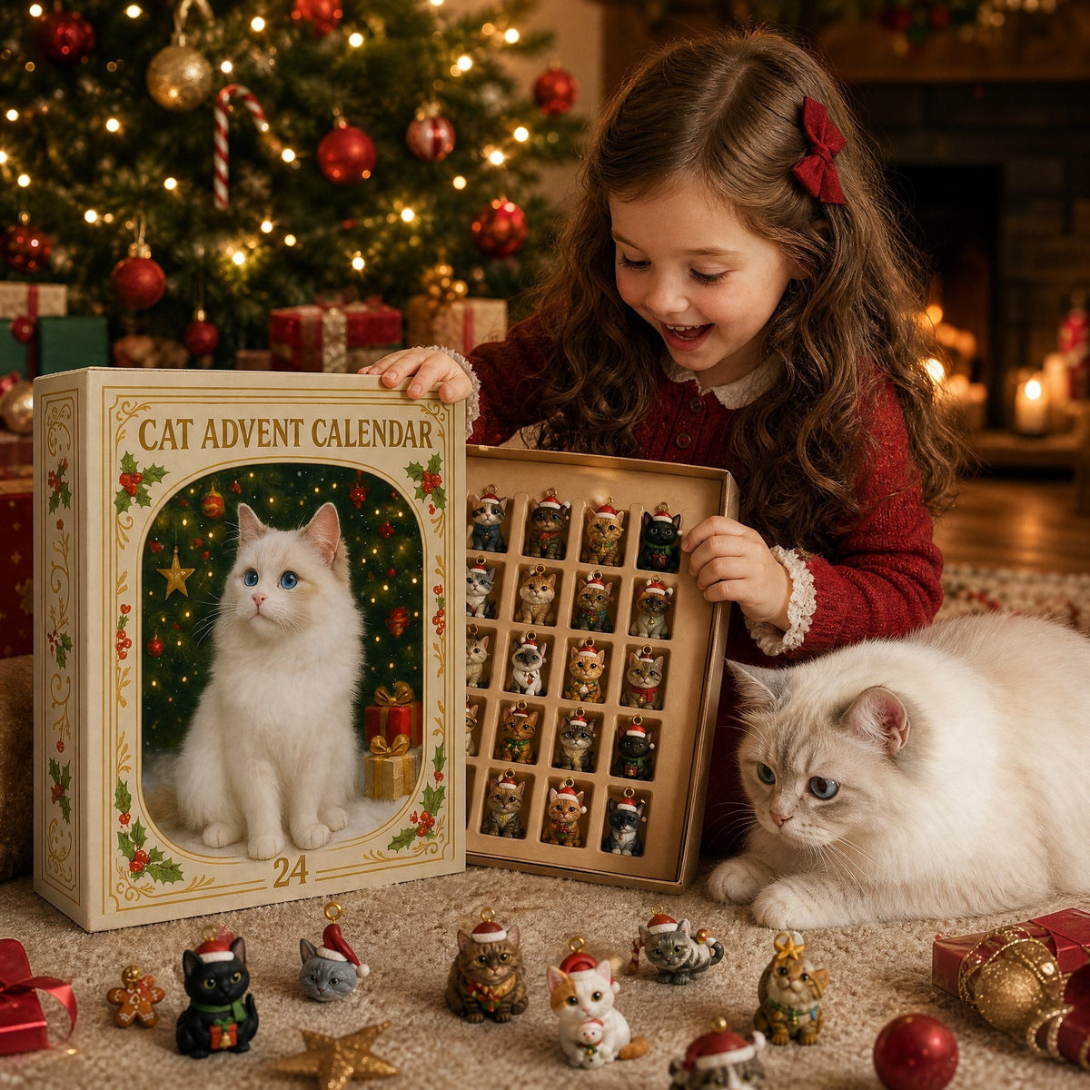 2026 Cat Advent Calendar – 24 Festive Cat Figures for the Christmas Countdown