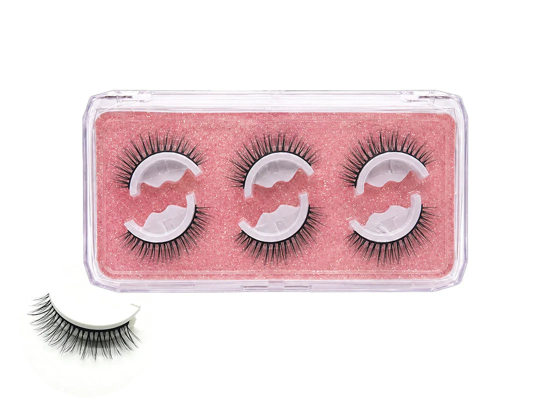 🔥Buy 3 Get 2 FREE 👁️ 3-Second Self-Adhesive False Eyelashes ✨ No Glue & Reusable