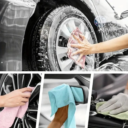 Reusable Microfiber Cleaning Cloth Roll (50pcs)