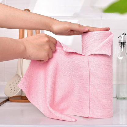 Reusable Microfiber Cleaning Cloth Roll (50pcs)