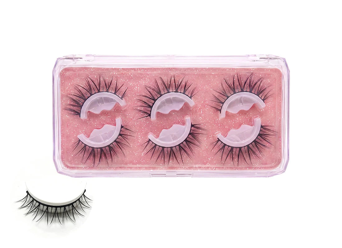 🔥Buy 3 Get 2 FREE 👁️ 3-Second Self-Adhesive False Eyelashes ✨ No Glue & Reusable
