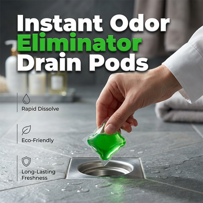 🎁 BUY 1 GET 1 FREE 🔥 Bye-Bye Drain Odors 💧 Bio-Enzyme Drain Pods — Drop In Freshen Up No Scrubbing