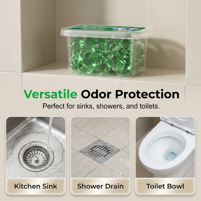 🎁 BUY 1 GET 1 FREE 🔥 Bye-Bye Drain Odors 💧 Bio-Enzyme Drain Pods — Drop In Freshen Up No Scrubbing