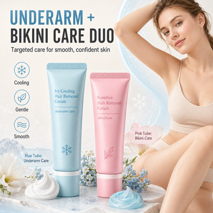 🎁 BUY 3 GET 2 FREE ✨ Gentle All-Over Body Hair Removal Cream with Glycerin + Urea – Smooth, Soft Skin