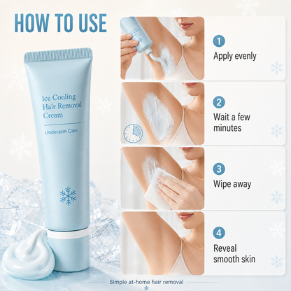 🎁 BUY 3 GET 2 FREE ✨ Gentle All-Over Body Hair Removal Cream with Glycerin + Urea – Smooth, Soft Skin