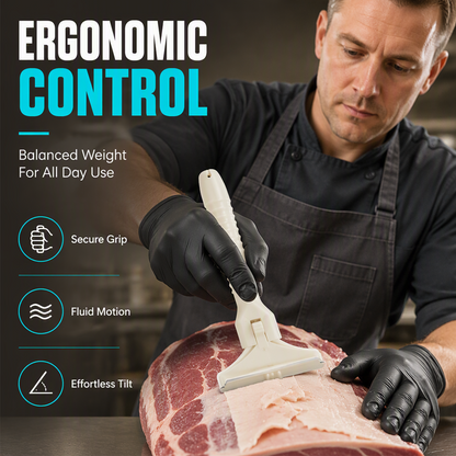 🎁 BUY 1 GET 1 FREE! 🔥 Meat Scraper – Easy Fat & Silverskin Removal for Beef, Pork & Brisket 🥩