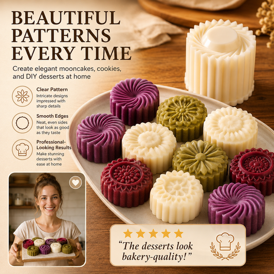 🎁 Buy 3 Get 5 FREE — Double-Ended Pastry Mold 🥮 Make Beautiful Homemade Treats