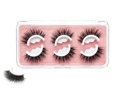 🔥Buy 3 Get 2 FREE 👁️ 3-Second Self-Adhesive False Eyelashes ✨ No Glue & Reusable